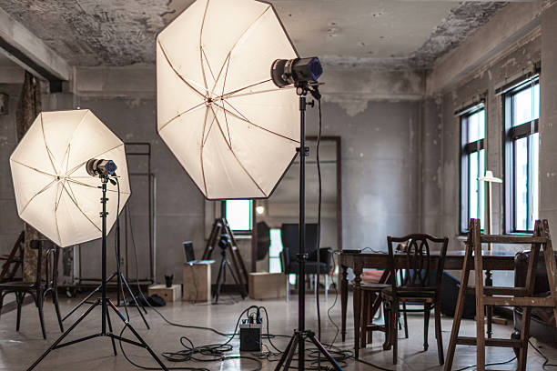 A view of a Japanese photo studio.