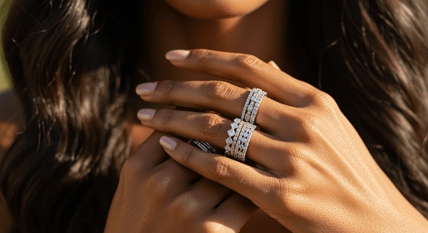 woman-hands-stacked-diamond-rings-600nw-2654190121